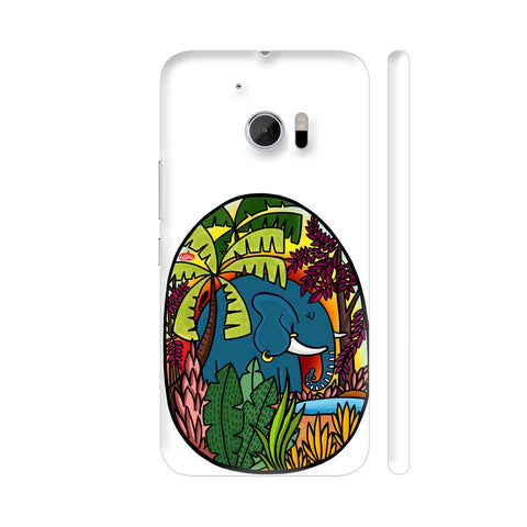 Early Morning Elephant HTC 10 / 10 Lifestyle Cover| Artist: Woodle Doodle