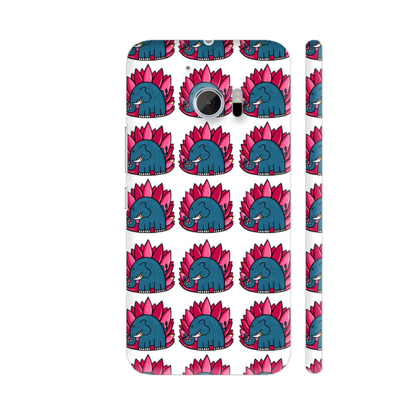 Elephant Doodle HTC 10 / 10 Lifestyle Cover| Artist: Woodle Doodle