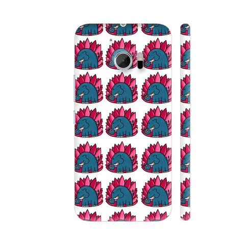 Elephant Doodle HTC 10 / 10 Lifestyle Cover| Artist: Woodle Doodle