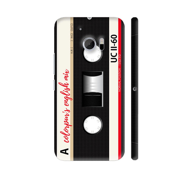 English Mix Cassette Black HTC 10 / 10 Lifestyle Cover| Artist: Abhinav