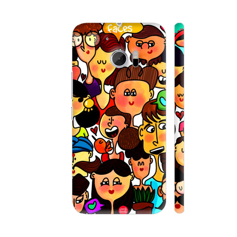 Faces HTC 10 / 10 Lifestyle Cover| Artist: Woodle Doodle
