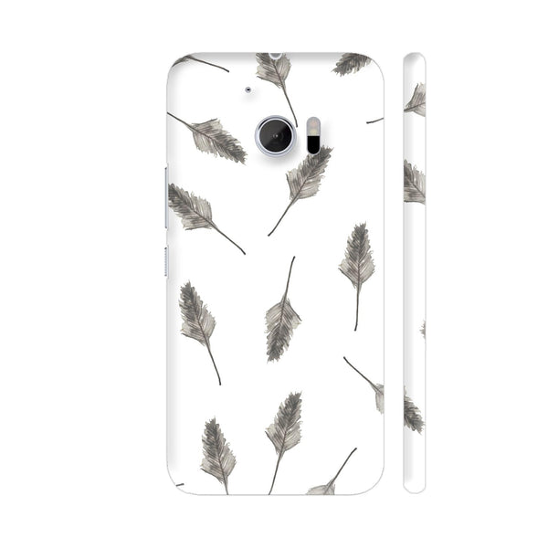 Feathers On White HTC 10 / 10 Lifestyle Cover| Artist: Adeela Abdul Razak