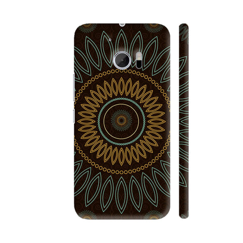 Floral Embroidery On Black HTC 10 / 10 Lifestyle Cover| Artist: Designer Chennai