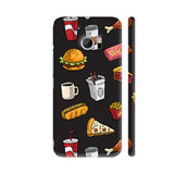 Foodies Delight On Black HTC 10 / 10 Lifestyle Cover| Artist: Abhinav