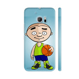 Funny Basketball Player On Blue HTC 10 / 10 Lifestyle Cover| Artist: Giordano Aita