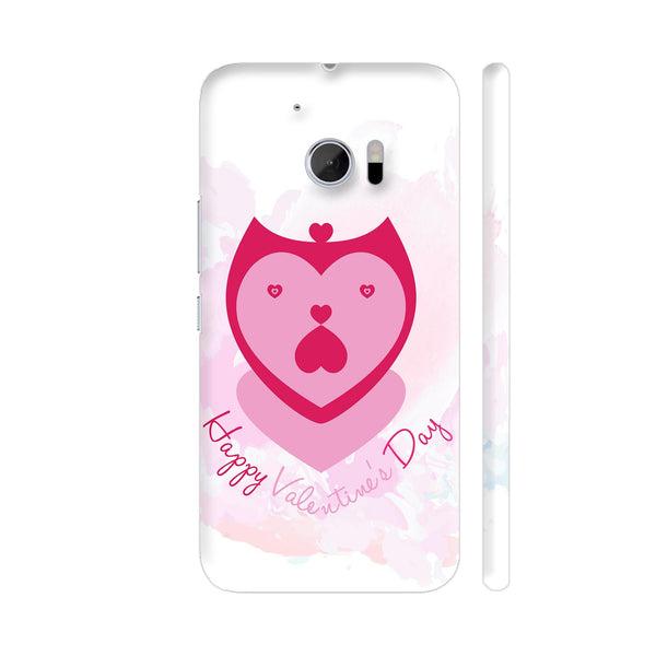 Funny Heart Face Happy Valentines Day HTC 10 / 10 Lifestyle Cover| Artist: Designer Chennai