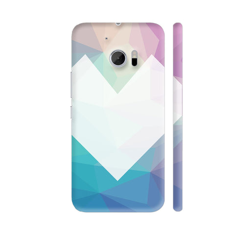 Geometric Heart HTC 10 / 10 Lifestyle Cover| Artist: Adeela Abdul Razak