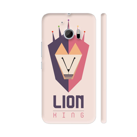 Geometric Lion Head HTC 10 / 10 Lifestyle Cover| Artist: Designer Chennai