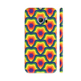 Geometric Star Rainbow Pattern HTC 10 / 10 Lifestyle Cover| Artist: Designer Chennai