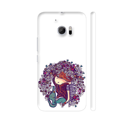 Girl And Her Dog HTC 10 / 10 Lifestyle Cover| Artist: Abhijeet Sinha