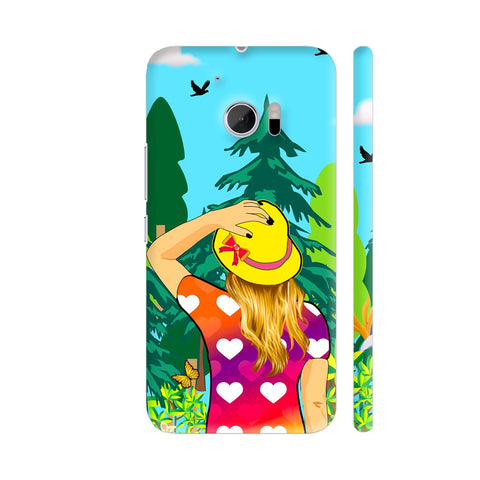 Girl Wandering In The Woods HTC 10 / 10 Lifestyle Cover| Artist: Sangeetha