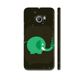 Green Elephant With Stars HTC 10 / 10 Lifestyle Cover| Artist: Designer Chennai