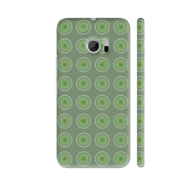 Green Leaf Flower HTC 10 / 10 Lifestyle Cover| Artist: Designer Chennai