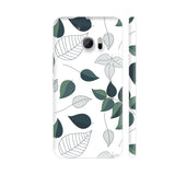 Green White Leaves HTC 10 / 10 Lifestyle Cover| Artist: Abhinav