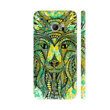 Green Yellow Tribal Wolf HTC 10 / 10 Lifestyle Cover| Artist: Swathi Kirthyvasan