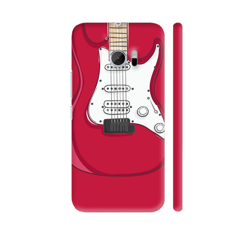 Guitar Red HTC 10 / 10 Lifestyle Cover| Artist: Abhinav