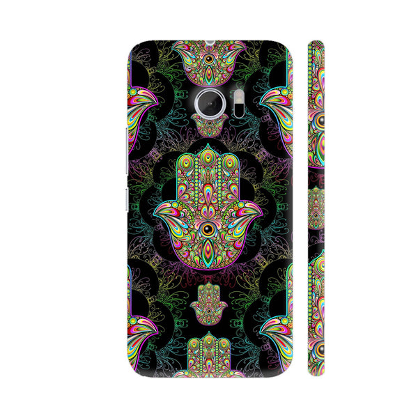 Hamsa Hand Psychedelic HTC 10 / 10 Lifestyle Cover| Artist: BluedarkArt