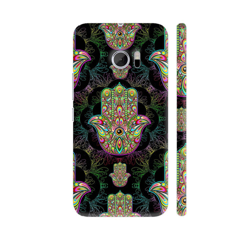 Hamsa Hand Psychedelic HTC 10 / 10 Lifestyle Cover| Artist: BluedarkArt