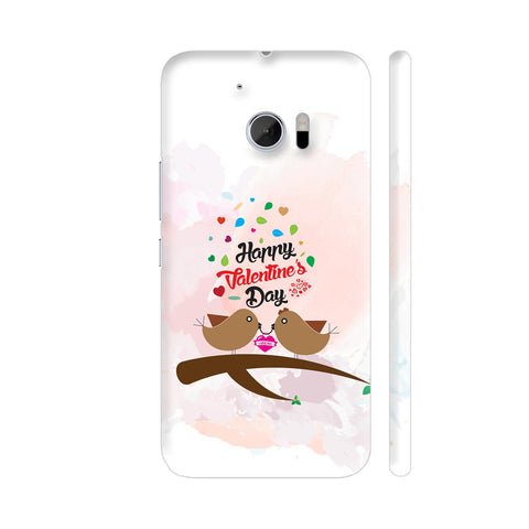 Happy Valentine's Day Two Birds In A Tree HTC 10 / 10 Lifestyle Cover| Artist: Designer Chennai