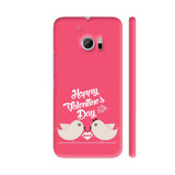 Happy Valentine's Day With Two Cute Love Birds HTC 10 / 10 Lifestyle Cover| Artist: Designer Chennai