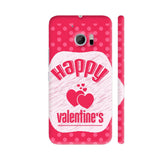 Happy Valentines On Pink Polka Dots HTC 10 / 10 Lifestyle Cover| Artist: Designer Chennai