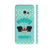 Happy Valentines With Two Black Elephants HTC 10 / 10 Lifestyle Cover| Artist: Designer Chennai