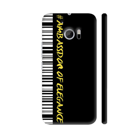 Hash Tag Black Ambassdor Of Elegance HTC 10 / 10 Lifestyle Cover| Artist: Urvashi