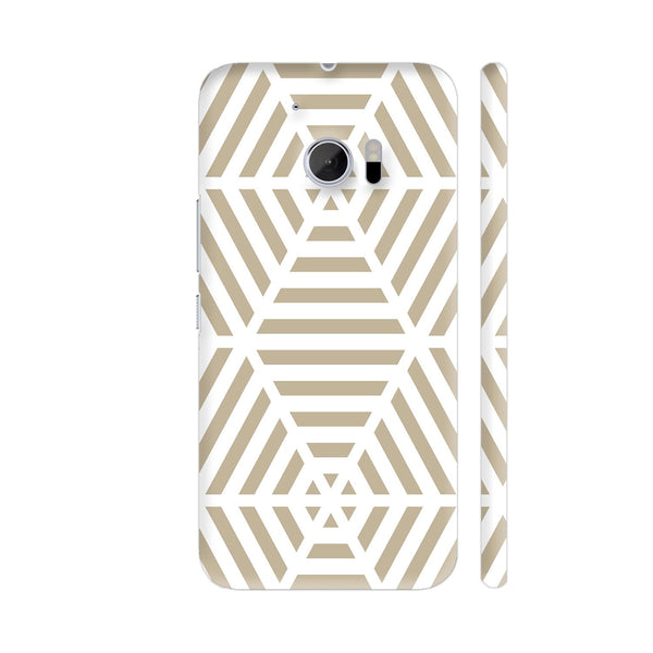 Hexagonal Line Art HTC 10 / 10 Lifestyle Cover| Artist: Adeela Abdul Razak