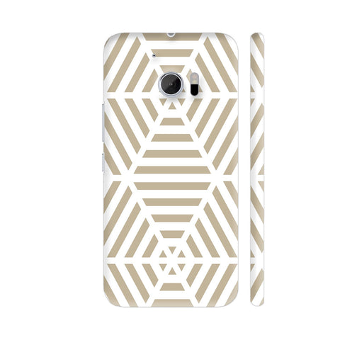 Hexagonal Line Art HTC 10 / 10 Lifestyle Cover| Artist: Adeela Abdul Razak