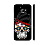 Hipster Modern Skull On Black HTC 10 / 10 Lifestyle Cover| Artist: WonderfulDreamPicture