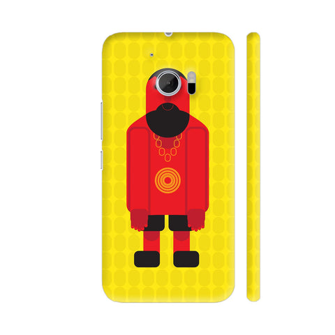Hipster Rock On Yellow HTC 10 / 10 Lifestyle Cover| Artist: Designer Chennai
