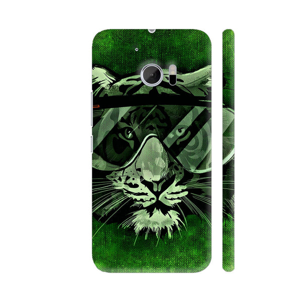 Hipster Tiger Cat Animal HTC 10 / 10 Lifestyle Cover| Artist: WonderfulDreamPicture