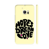 Hopes Dream Love On Yellow HTC 10 / 10 Lifestyle Cover| Artist: Abhijeet Sinha