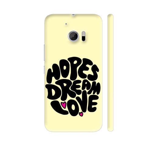 Hopes Dream Love On Yellow HTC 10 / 10 Lifestyle Cover| Artist: Abhijeet Sinha