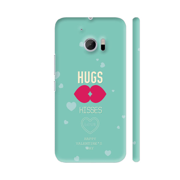 Hugs Kisses On Valentines Day HTC 10 / 10 Lifestyle Cover| Artist: Designer Chennai