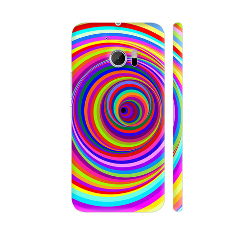 Hypnotic Psychedelic Vertigo Hole HTC 10 / 10 Lifestyle Cover| Artist: BluedarkArt