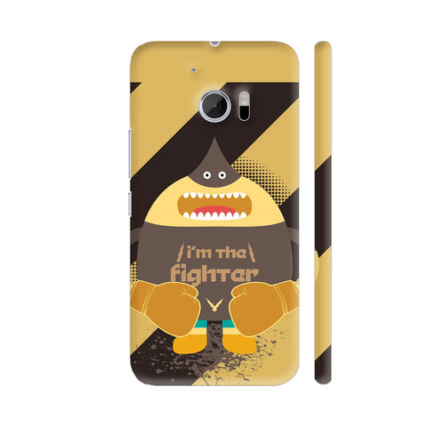 I Am The Fighter Funny Cartoon HTC 10 / 10 Lifestyle Cover| Artist: Designer Chennai