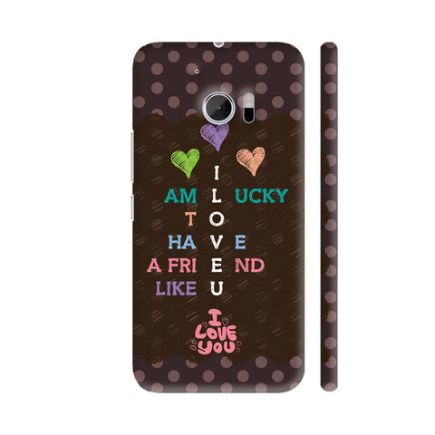 I Love U Definition HTC 10 / 10 Lifestyle Cover| Artist: Designer Chennai