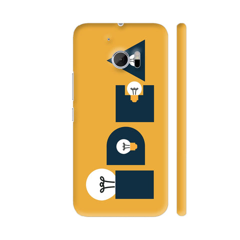 Idea Bulb Yellow HTC 10 / 10 Lifestyle Cover| Artist: Abhinav