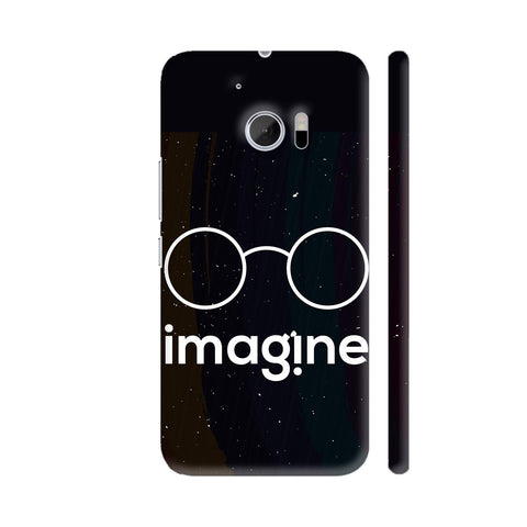 Imagine Creative Thinking On Black HTC 10 / 10 Lifestyle Cover| Artist: Designer Chennai