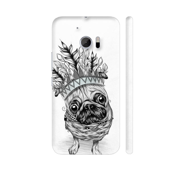 Indian Pug HTC 10 / 10 Lifestyle Cover| Artist: LouJah