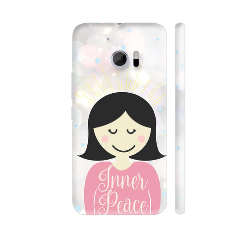 Inner Peace Happy Girl HTC 10 / 10 Lifestyle Cover| Artist: Dolly P
