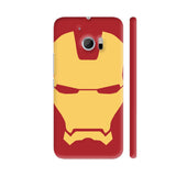 Iron Man Yellow Face On Red HTC 10 / 10 Lifestyle Cover| Artist: Rahul Negi
