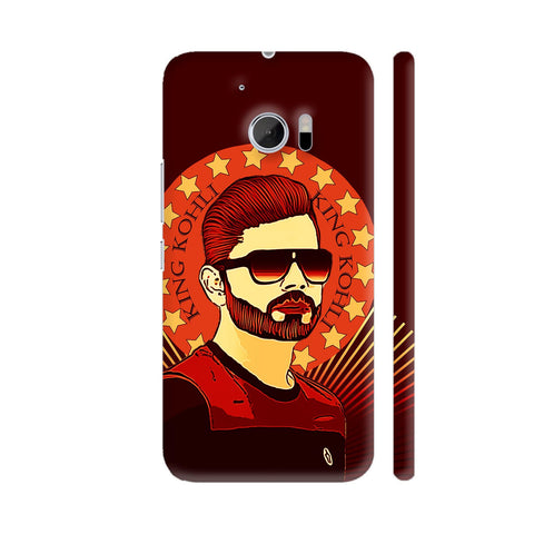King Virat Kohli HTC 10 / 10 Lifestyle Cover| Artist: Sangeetha