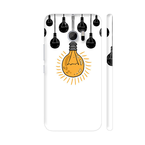 Light Bulb Yellow HTC 10 / 10 Lifestyle Cover| Artist: Abhinav