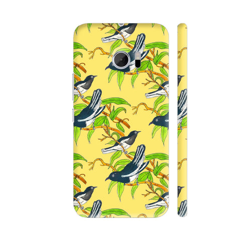 Little Birds On Yellow HTC 10 / 10 Lifestyle Cover| Artist: Sangeetha