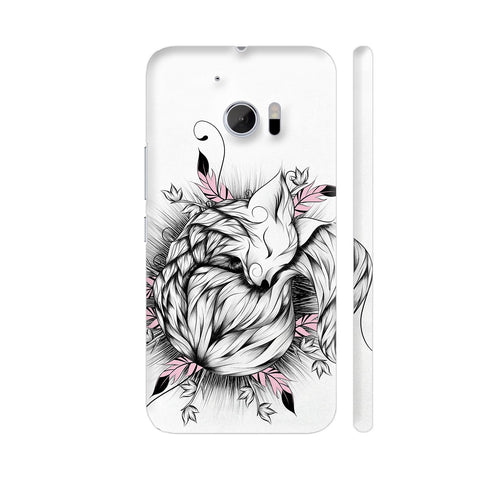 Little Fox Pink Version HTC 10 / 10 Lifestyle Cover| Artist: LouJah