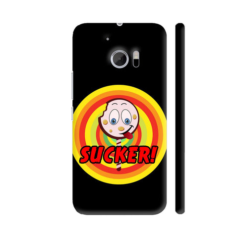 Lollipop Sucker On Black HTC 10 / 10 Lifestyle Cover| Artist: Designer Chennai