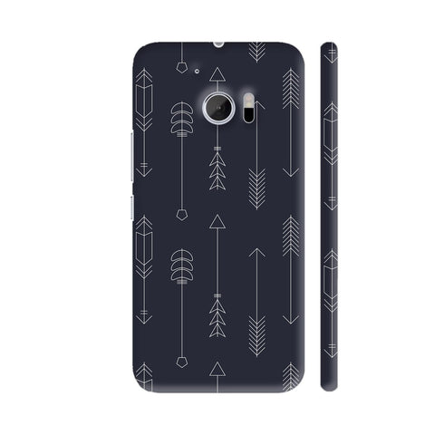Love Arrows On Black HTC 10 / 10 Lifestyle Cover| Artist: Designer Chennai