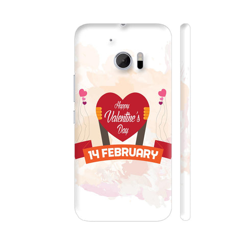Love Heart Happy Valentines Day 14 February HTC 10 / 10 Lifestyle Cover| Artist: Designer Chennai
